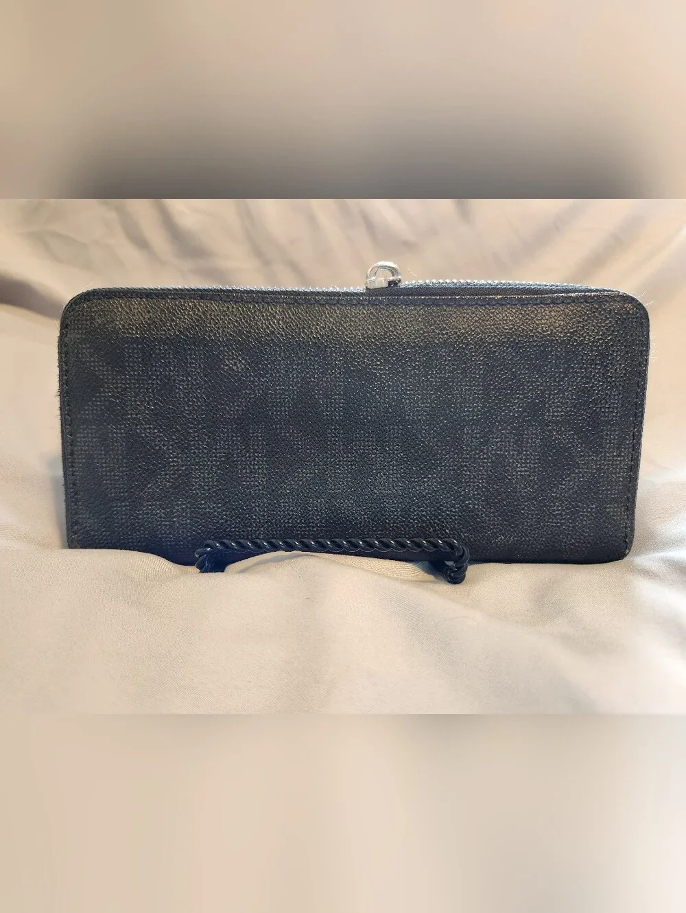 Michael Kors Black Textured Leather Wallet